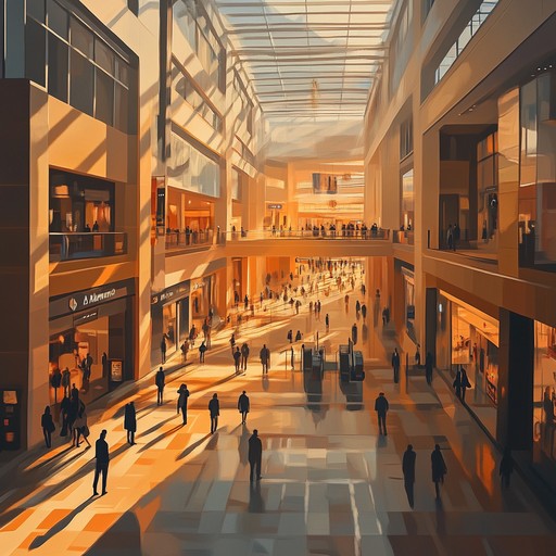 An instrumental piece that transforms everyday shopping experiences into epic adventures. With the grandeur of a full orchestra, it combines adventurous melodies and intricate harmonies to create an uplifting yet sophisticated atmosphere, perfect for a bustling shopping arcade.