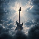 an uplifting metal anthem with soaring guitar melodies.