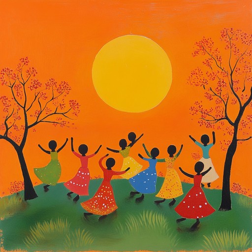 Imagine a sun dappled african village, where the warmth of the community is expressed through dancing and syncopated rhythms. Gentle guitars and melodic percussion paint a vivid picture of unity, infused with modern and traditional afrobeat elements, creating a heartwarming tapestry of sound