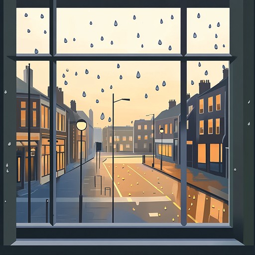 A mellow lofi instrumental that embodies the peaceful atmosphere of midnight rain, inspiring calm reflection and serenity