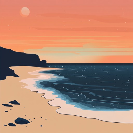 Picture standing on a quiet beach at dusk, wrapped in the multi hued embrace of a setting sun. As the waves whisper softly, an acoustic guitar paints a heartfelt and poignant soundscape, evoking deep emotions and cherished memories. It's a gentle celebration of life's fleeting yet beautiful moments.
