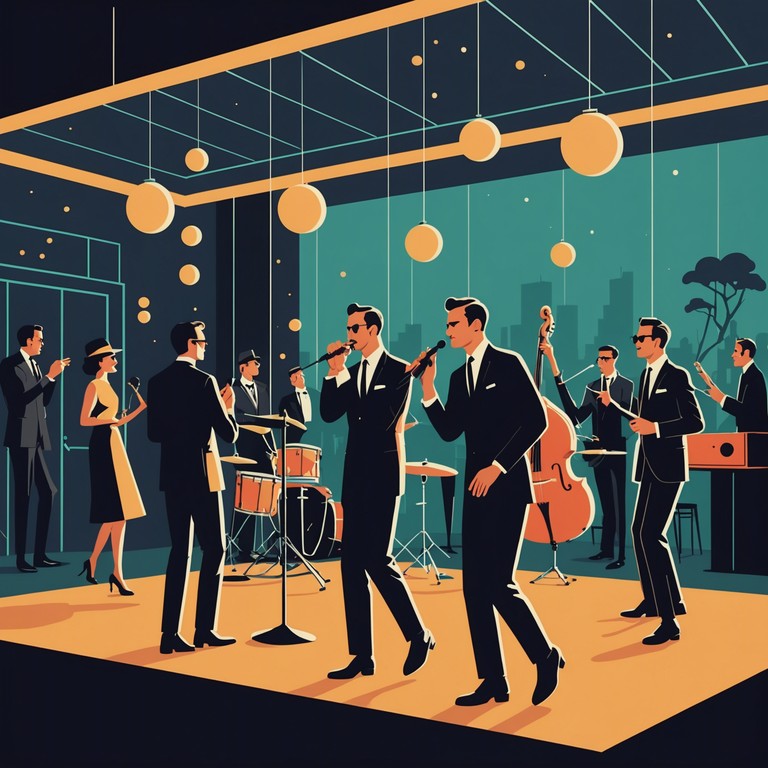 A lively and heartwarming swing piece that merges classic swing elements with a euphoric modern twist, using saxophone to lead a dance worthy, high energy performance. It's designed to transport listeners to an era of dance halls filled with the spirit of joy and the energy of contemporary beats