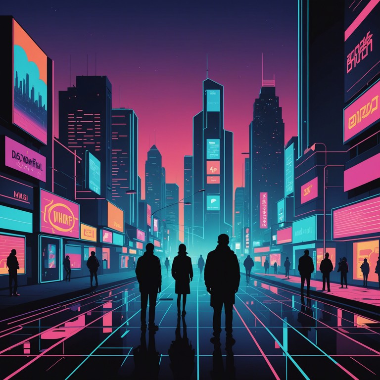 In a not too distant future where cities are overrun with neon lights and the cacophony of digital noise, neon rage symphony captures the spirit of resistance and anarchy in a cyberpunk world. The track uses a heavily distorted electric guitar to mimic the raw energy and anger found in the underbelly of a cybernetic metropolis.