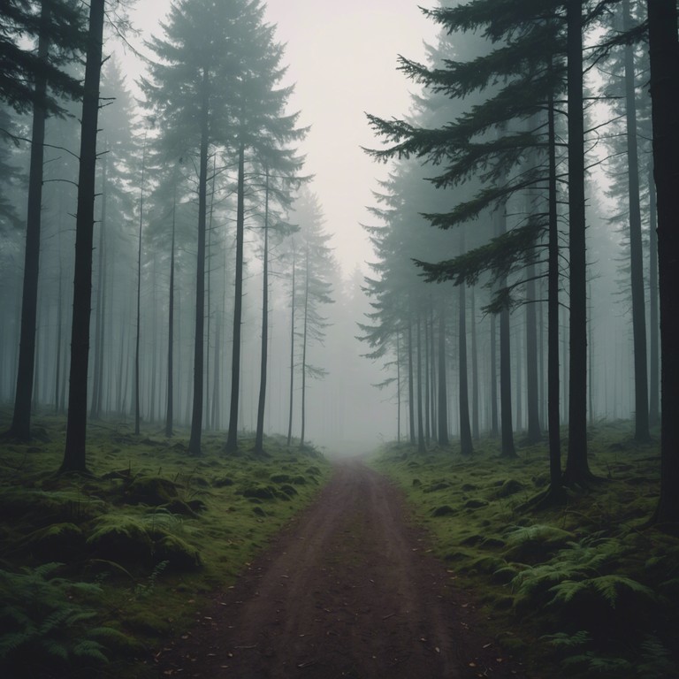 This composition weaves acoustic guitar strings with ethereal synths to craft a soundscape that mirrors the serene and mysterious nature of an untouched forest, ideal for introspective listening or as a backdrop to soul searching journeys.