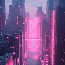 unwind in a beautifully crafted electronic cyberpunk world