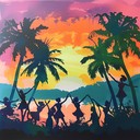 energetic cumbia beat with infectious rhythms and vibrant melodies