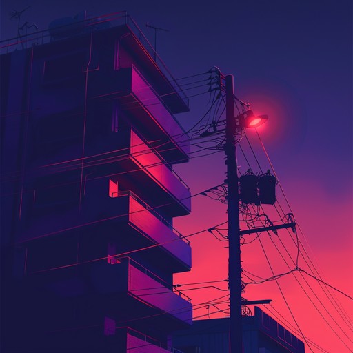 Uptempo drum and bass instrumental with a pulsing bassline, frenetic breakbeats, and atmospheric pads evoking the feeling of driving through a neon-lit cityscape late at night. Occasional sweeping synth flourishes and vocoder voice samples add texture and cyberpunk vibes to the track.