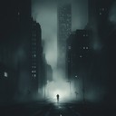 haunting and dark melody with mysterious city ambiance