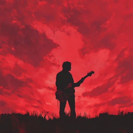 An instrumental nu metal track featuring smooth melodic guitar riffs underpinned by heavy atmospheric rhythms, creating a dynamic balance between intensity and serenity.