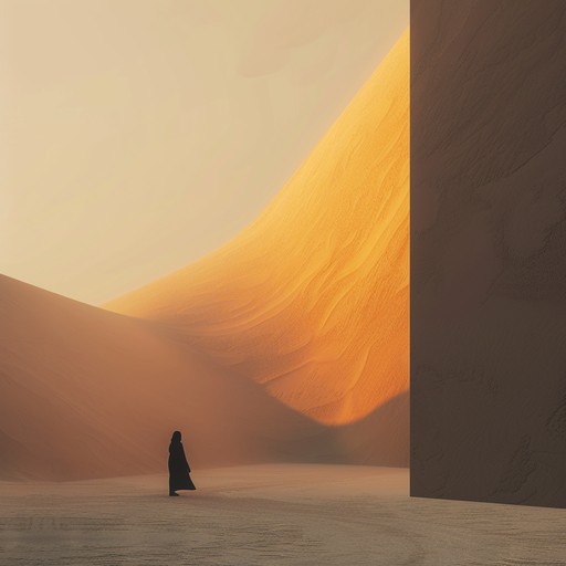 This piece evokes the expansive, mystic landscape of the desert, blending traditional middle eastern instruments with a contemporary edge to depict a voyage across timeless sands, reflecting both the harshness of day and the mystery of night.