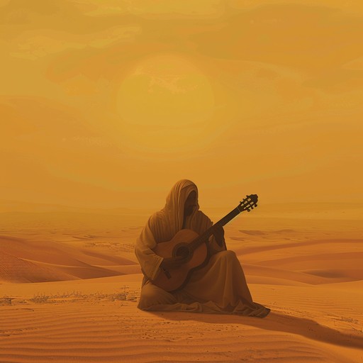 Immerse yourself in the tranquil melodies of the middle eastern desert, where the sounds of the oud guide your journey through a tapestry of ambient reflections and ancient traditions.