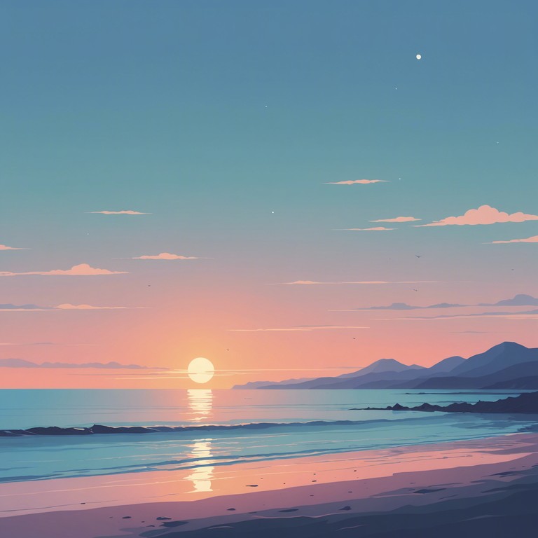 Imagine yourself sitting by the sea, guitar in hand, softly strumming as the sun sets. ‘seaside serenity rhythms’ captures this idyllic moment with melodic simplicity and warm tones, perfect for moments of relaxation or contemplation.