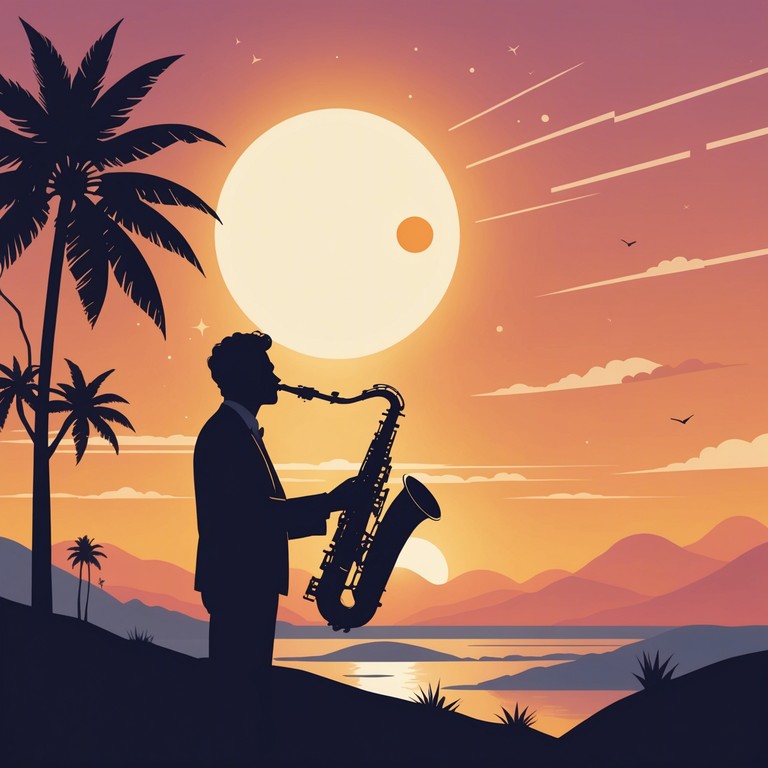 As twilight embraces the sky, the gentle saxophone melodies weave through the cool evening air, creating a peaceful soundtrack perfect for unwinding after a day's work. This soft jazz piece is the aural equivalent of a calming, twilight caress.