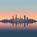 relaxing hiphop instrumental inspired by evening city ambience