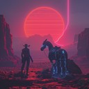 quirky twist on wild west in futuristic setting