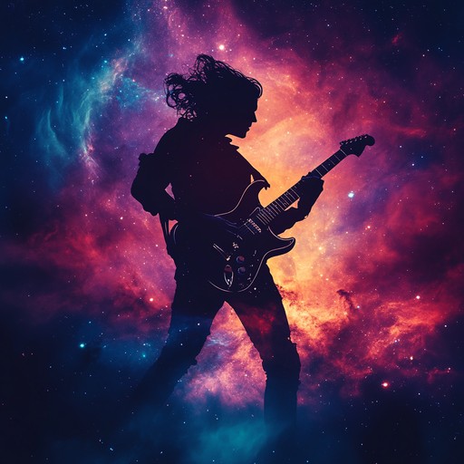 An electric guitar driven instrumental piece encapsulating an intense journey through psychedelic realms with heavy riffs, soaring solos, and mind bending distortions. Feel the frenetic energy of the cosmic soundscapes!