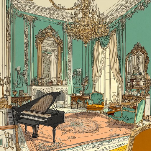 Harpsichord melodies interact with strings in this baroque piece, painting images of evening waltzes in grand salons. This sophisticated composition is perfect for bringing a taste of classical grandeur and elegance to any occasion.