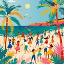 energetic mambo rhythm inspiring joyous summer vibes