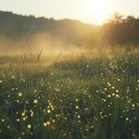 calm and reflective countryside morning with acoustic whispers.