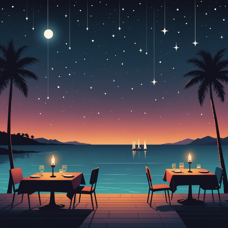 This alternative description dives deeper into the emotional landscape portrayed in the music, highlighting a soothing, nearly therapeutic serenade that flows like gentle waves along the moonlit beaches of copacabana. The piece merges classic bossa nova rhythms with modern melancholic melodies, creating a timeless piece of art.