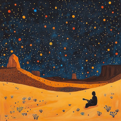 The song features the resonant, wailing sounds of a slide guitar, evoking the vast, arid landscapes of a timeless desert under a star filled sky. This track conveys the solitude and spiritual depth of desert life, blending blues with subtle ethnic rhythms.