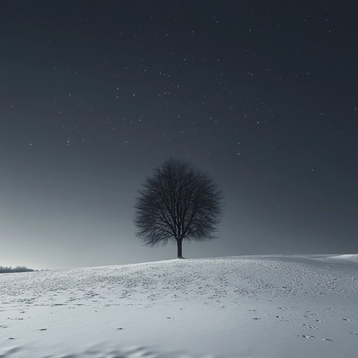 An evocative orchestral piece that captures the profound sense of solitude and melancholy during a desolate winter's night, featuring sweeping strings and poignant melodies.