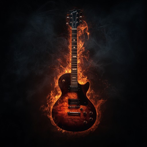 An intense instrumental hard rock track characterized by relentless power chords and fierce energy. The driving guitar riffs create a sense of tension and urgency, pushing listeners into a high adrenaline state. Ideal for scenes of confrontation or high stakes situations.