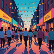 salsa meets drum and bass rhythmically.