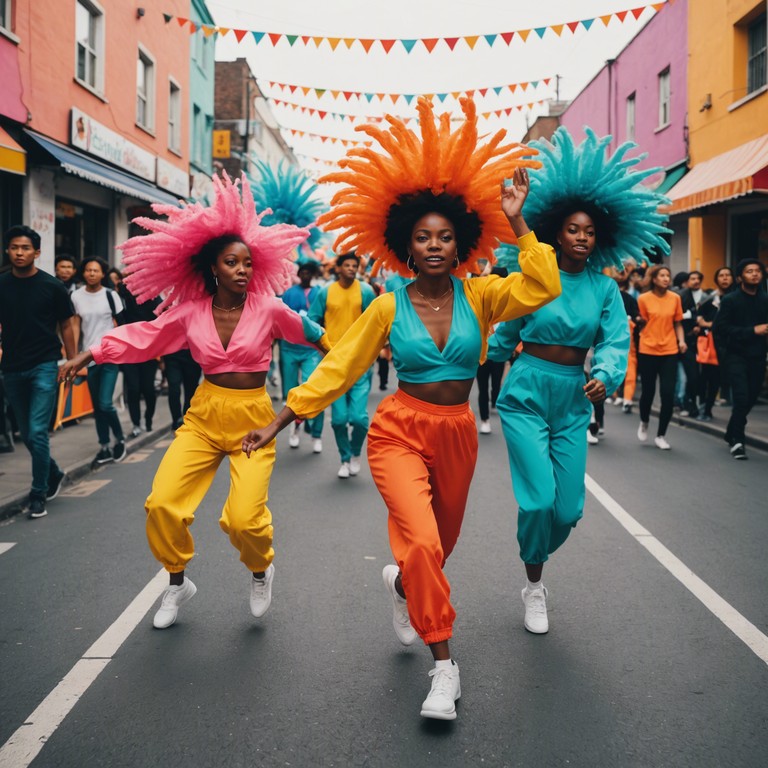 This track captures the vibrant spirit of a festive summer carnival in rio, featuring upbeat rhythms that make you want to dance along. The powerful percussion brings life to the streets filled with joy and vibrant energy, evoking a sense of freedom and celebration.