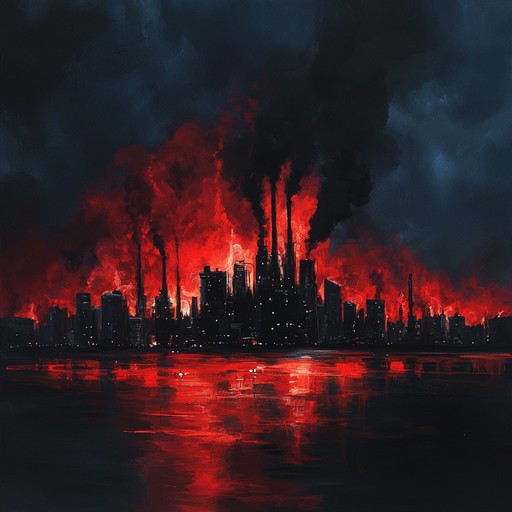 A powerful instrumental track merging harsh electronic elements with heavy guitar riffs, creating a sonic depiction of internal conflict and unbridled emotion.