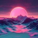 a pulsing, atmospheric journey through a futuristic cityscape