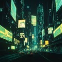 powerful rhythms depict a thrilling futuristic city escape.