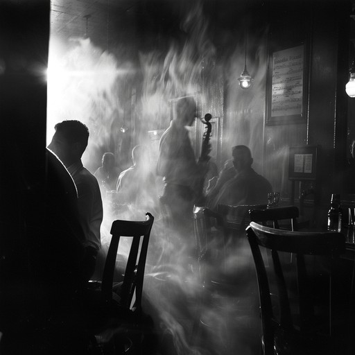 Experience the tension and dark beauty of eerie jazz saxophone melodies. Creating a smoky, clandestine vibe evocative of classic film noir atmospheres.