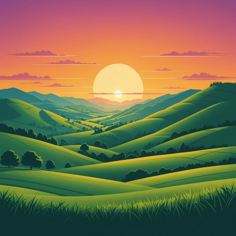 Imagine a scenic journey through sunlit hills and serene valleys, capturing the essence of freedom and adventure. A soundtrack that brings the spirit of the countryside alive with vibrant, rhythmic beats of a banjo, resonating with the rustic charm of country life. Perfect for igniting a sense of escape and joy in everyday moments.