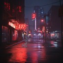 dramatic instrumental reflecting silent streets of urban nights