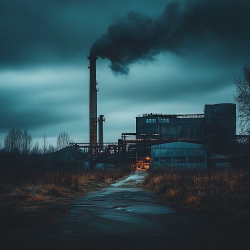 In this track, a desolate industrial soundscape is punctuated by rhythmic mechanical beats, with layers of haunting melodies unfolding atop the constant clatter of gears and machinery. The composition utilizes the abrasive timbres of industrial rock combined with emotional depth, revealing the beauty in decay and mechanical dystopia.