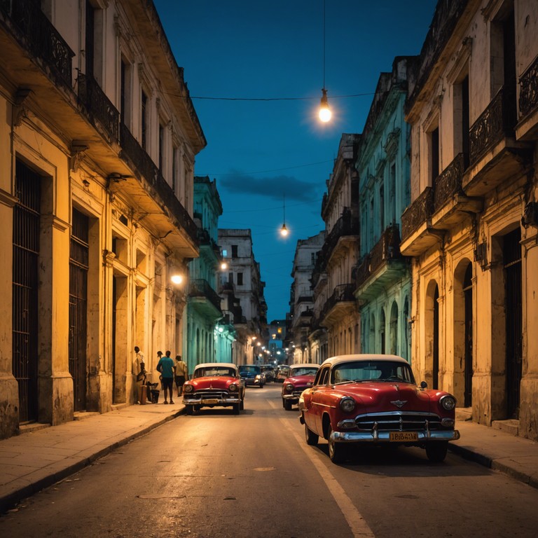 A deeper journey into the mysteries of havana, highlighting a darker tone through the use of shadowy rhythms and deeper, more introspective melodies that feel like uncovering old, long forgotten tales of the city