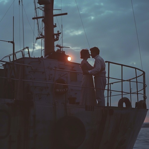 Long description: immerse yourself in a romantic naval ballad that beautifully blends russian maritime undertones with sweeping violin melodies. This instrumental journey encapsulates the grandeur and passion of love stories aboard a majestic russian navy ship. With each note, feel the nostalgia and adventure of maritime life at sunset.