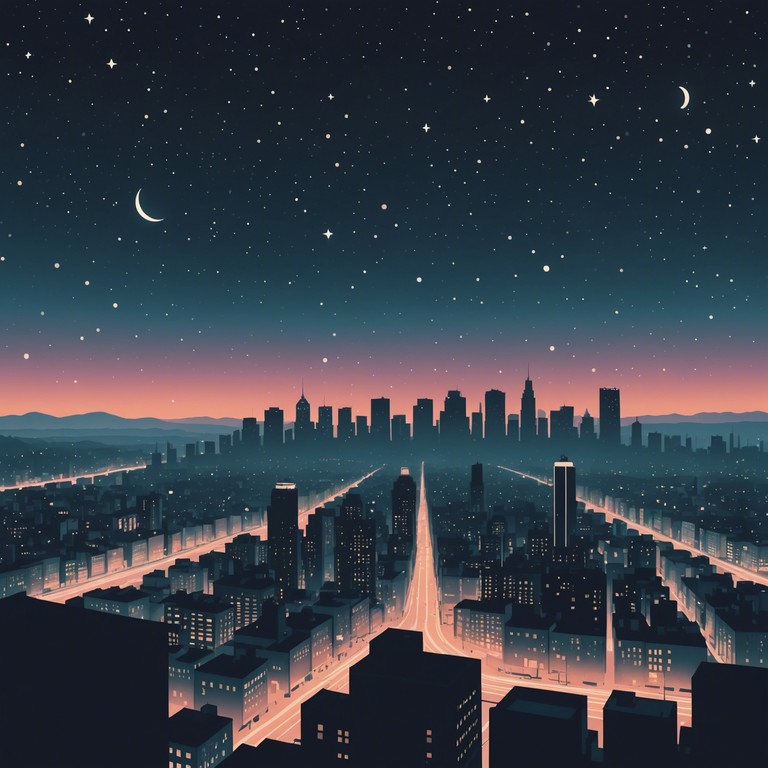 Imagine a gentle nocturnal breeze stirring through the city as sweet, soulful melodies lift your spirits. Perfect for a serene night in or a reflective evening walk, the song captures the essence of quiet urban nights, combining deep soulful reverberations with wisps of ambient soundscapes.