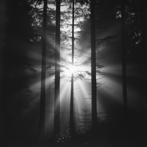 This track weaves haunting melodies with eerie, organic atmospheres, invoking the ancient spirits of a forgotten forest. The combination of delicate acoustic plucking and dark ambient drones creates an unsettling yet mesmerizing ambiance, perfect for late night wanderings in the mystical woods.