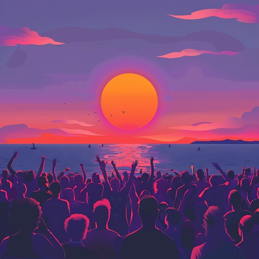 An invigorating dance track that embodies the essence of a lively beach party at sunset. With vibrant melodies, foot tapping beats, and an overwhelmingly euphoric vibe, it creates an atmosphere of pure joy and endless dancing. Perfect for setting the scene at any summer event or festival.