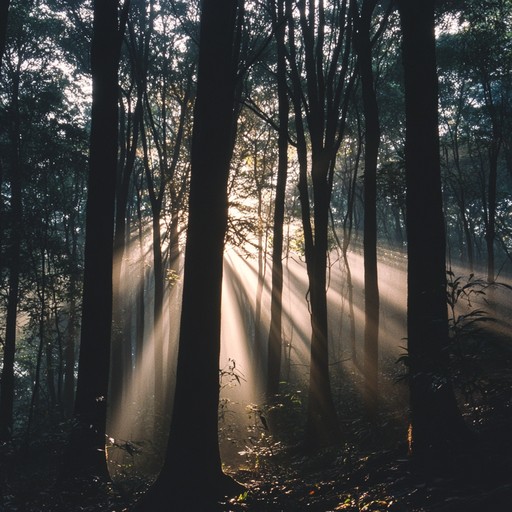 A haunting instrumental folk piece with an elegant, dark aura that captures the mysterious essence of a midsummer forest. The delicate strumming of a guitar intertwined with soft atmospheric elements, creating a melancholic yet enchanting mood. Ideal for reflective moments, it brings the listener to a secluded grove, enveloped in whispers from the ancient trees.