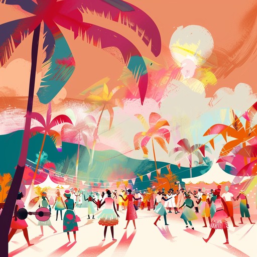 Experience an electric holiday celebration with exotic island beats. This track offers a high energy vibe with steel drums and festive layers, perfect for lively beach parties and joyful holiday gatherings.