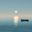 a serene melody evoking peaceful memories and gentle waves