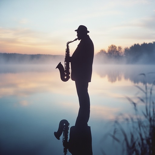 In this composition, the smooth, soulful sound of the saxophone mimics the gentle lapping of water against a lakeshore shrouded in morning mist. The piece gradually unfolds, capturing the serene beauty and introspective quality of a secluded mountain lake at dawn.