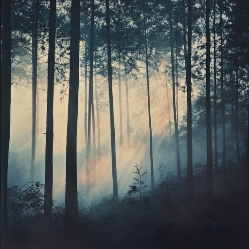 A captivating instrumental piece evoking the serene beauty of early morning in an enchanted forest, blending mystical and ethereal tones. The harp's gentle sounds create a peaceful and otherworldly atmosphere, capturing the moment when first light illuminates nature's wonders and magic is in the air