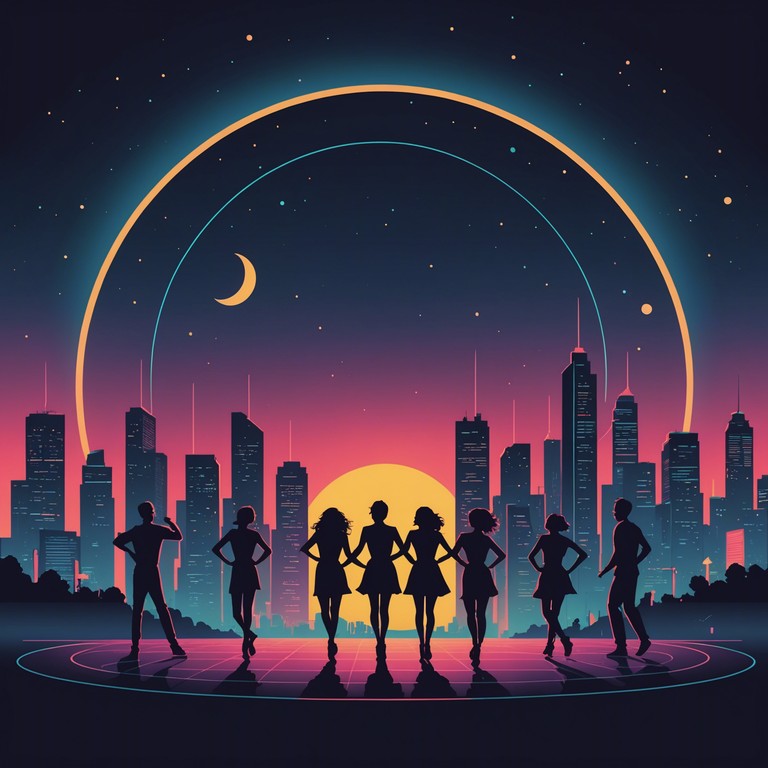 A modern interpretation of tango, where classic rhythms meet the innovative synth sounds of the future. The composition invites a narrative of a dance in an ultramodern cityscape under a star lit sky.