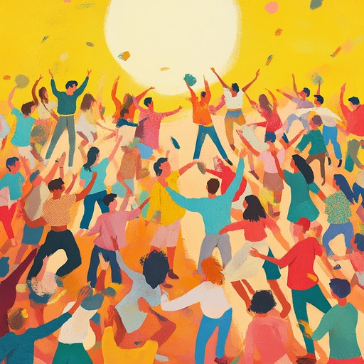 An effervescent musical celebration with lively synths, peppy beats, and joyful melodies, designed to encapsulate the exuberance of a sun soaked summer gathering. Perfect for parties or just to lift the mood on a sunny day, this track bubbles with energy and happiness.