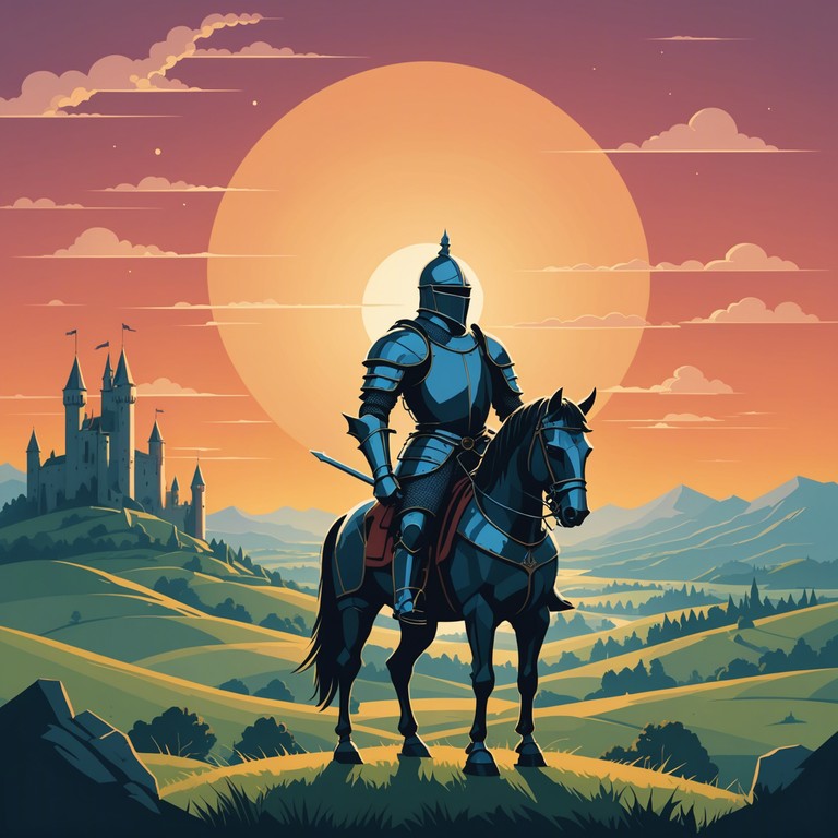 Transport listeners to a bygone era of chivalry and adventure, where tales of knights and their valorous deeds echo through powerful melodies carried by a solo lute. The piece recounts legendary battles and noble quests, emphasizing the timeless allure of medieval heroism.