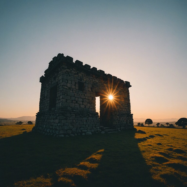 Featuring an intricate blend of electric guitar solos that simulate the whispered secrets of age old ruins, this track combines powerful rock elements with a touch of mystery and spiritual awe. Perfect for evoking ancient landscapes and forgotten tales.